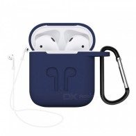 Portable Silicone Case with Key Chain for Apple AirPods
