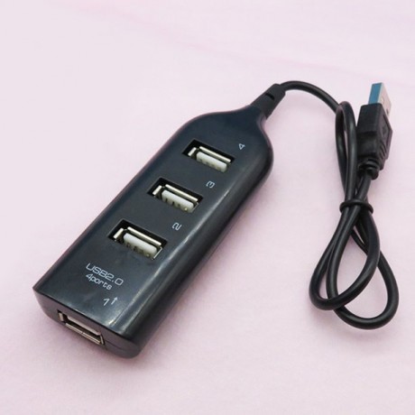 Power Bar Style USB 2.0 4-Port Hub (50-cm Cable)