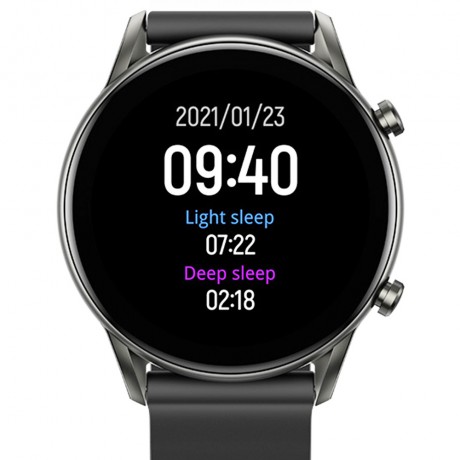 Haylou RT2 Smartwatch 12 Sports Modes Custom Watch Face Health Monitor Sports Watch - Black