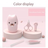 4-in-1 Baby Nail Care Set With Cute Case, Baby Nail Clipper, Scissor, Nail File Tweezer Kit For Newborn Infant Toddler Kids