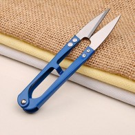 Type U Fishing Line Scissors - Silver + Multicolor